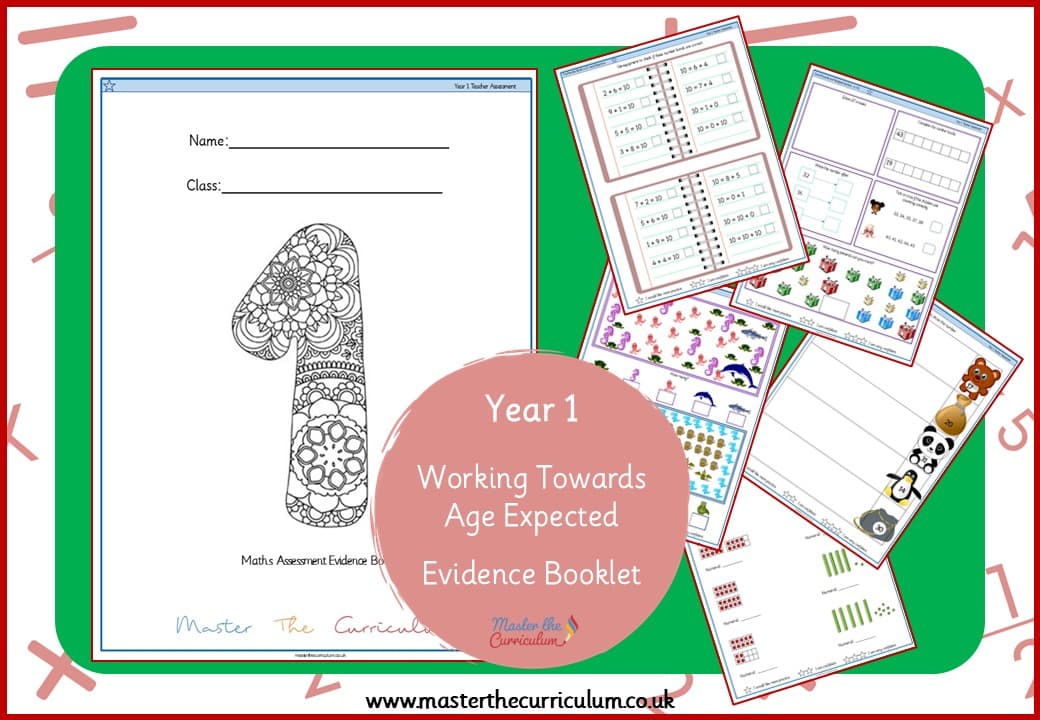 Cover of Year 1 – Working Towards Evidence Booklet