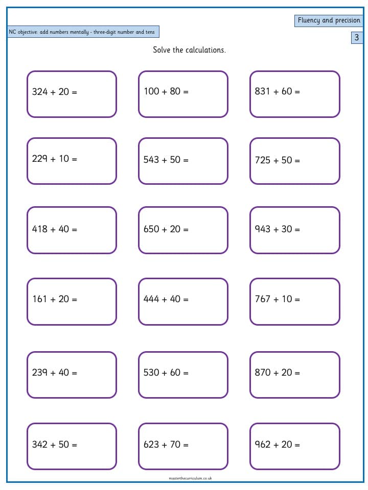 Cover of Add a 3-digit number and tens – 1