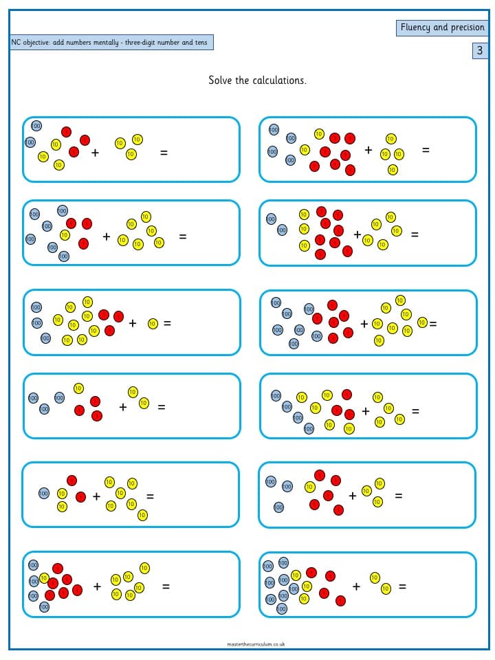 Cover of Add a 3-digit number and tens – 3