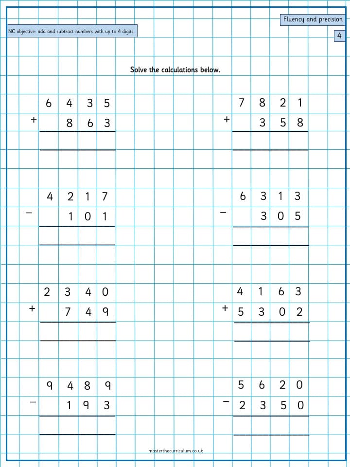 Cover of Add and subtract up to 4 -digits using formal methods