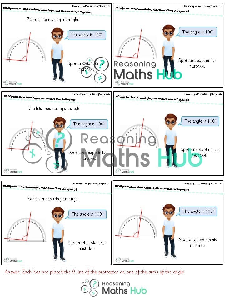 Cover of Draw given angles and measure them in degrees