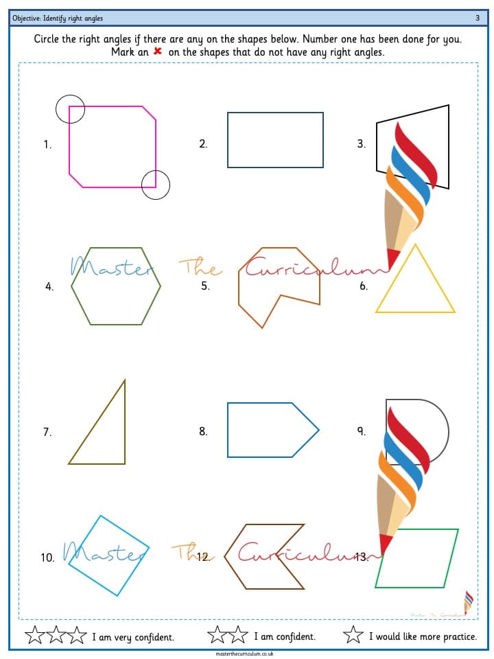 Cover of Identify right angles