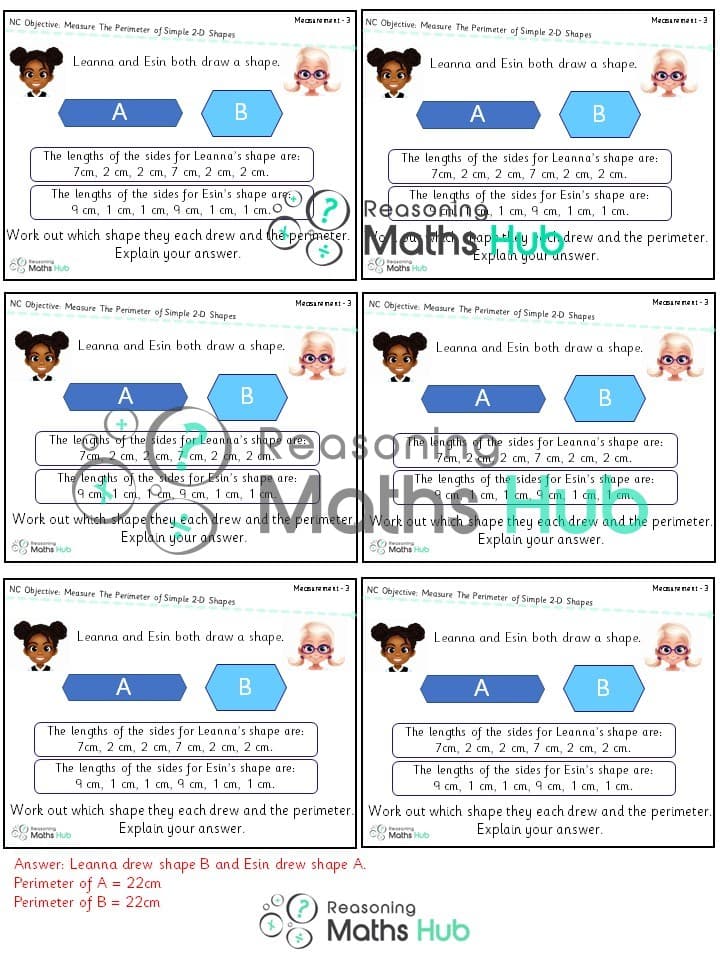 Cover of Measure the perimeter of simple 2-D shapes
