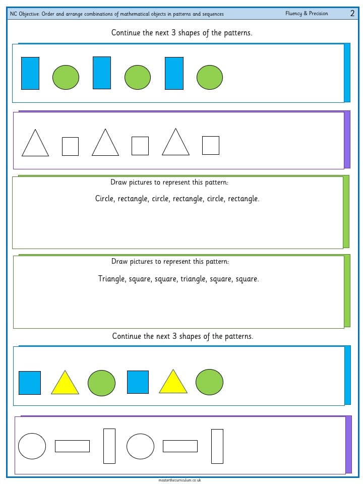 Cover of Order and arrange combinations of mathematical objects in patterns and sequences – 1