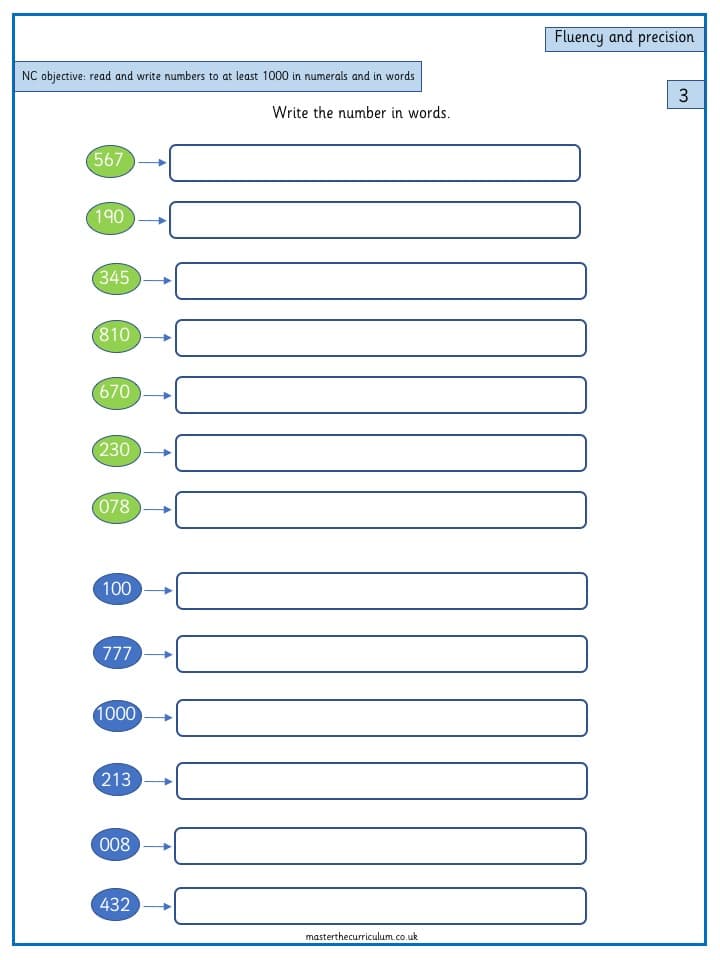 Cover of Read and write numbers up to 1,000