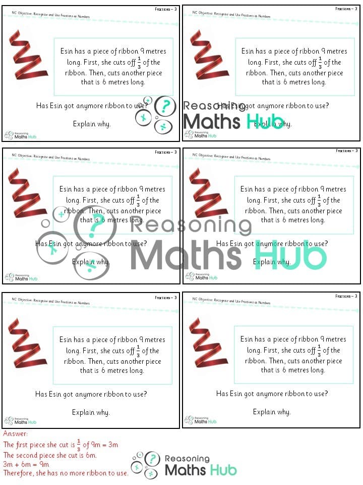 Cover of Recognise and use fractions as numbers