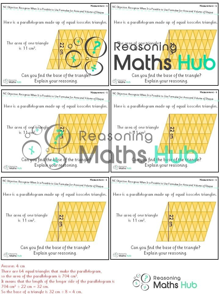 Cover of Recognise when it is possible to use formulae for area and volume of shapes