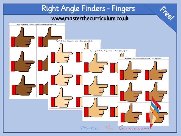 Cover of Right angle finder- fingers
