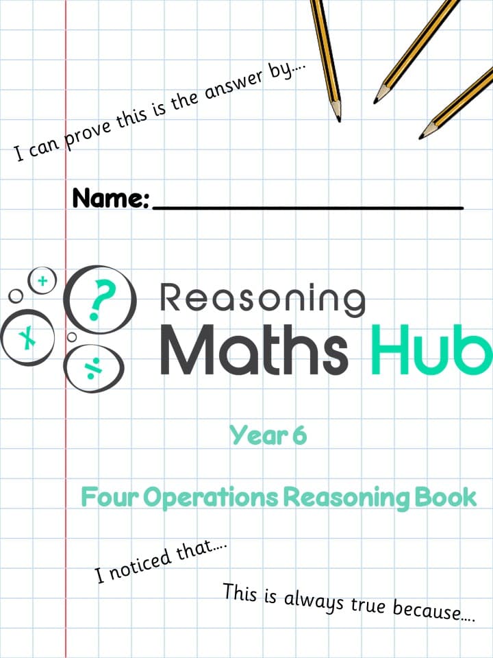 Cover of Year 6 Four Operations Reasoning Booklets