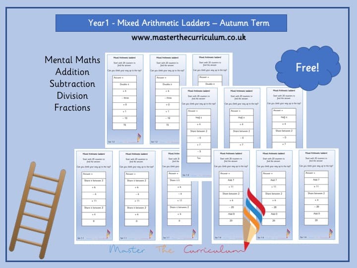 Cover of Year 1 – Arithmetic Ladders