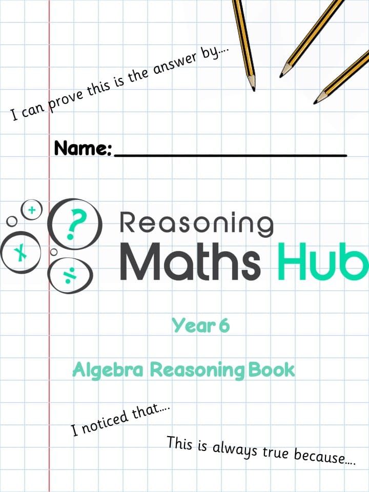 Cover of Year 6 Algebra Reasoning Booklets