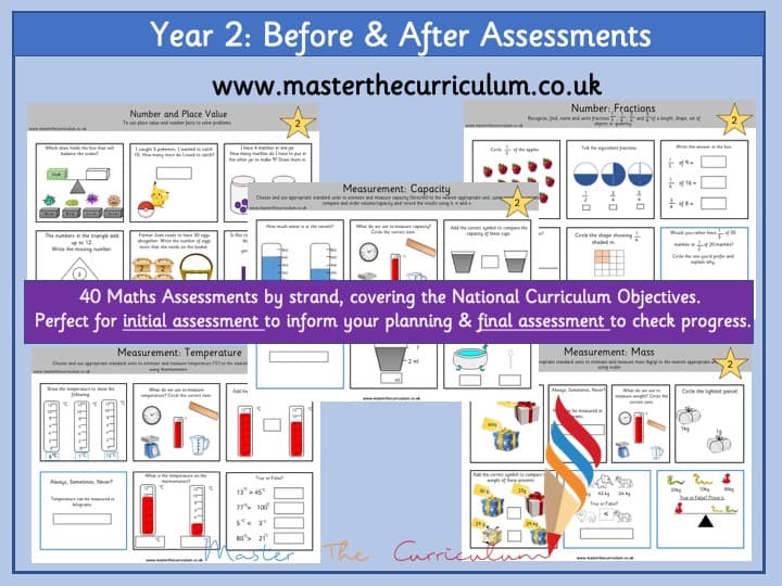 Cover of Year 2 – Before and After Maths Assessments