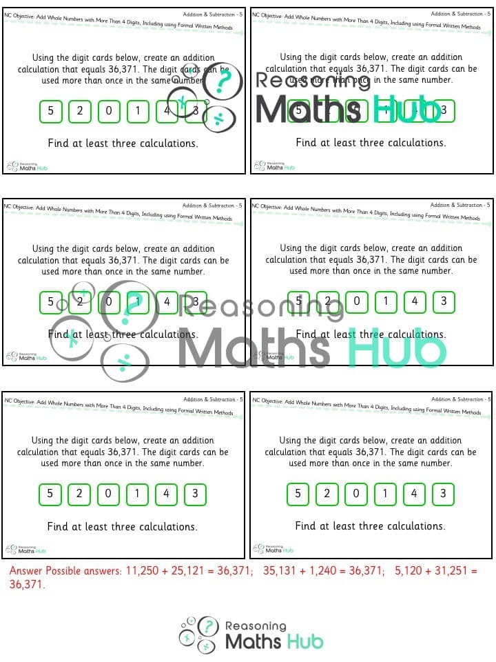 Cover of Add (4) whole numbers with more than 4 digits using formal methods