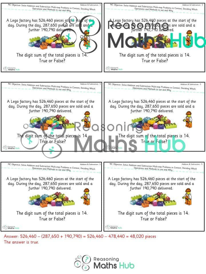 Cover of Solve (4) addition and subtraction multi-step problems in context