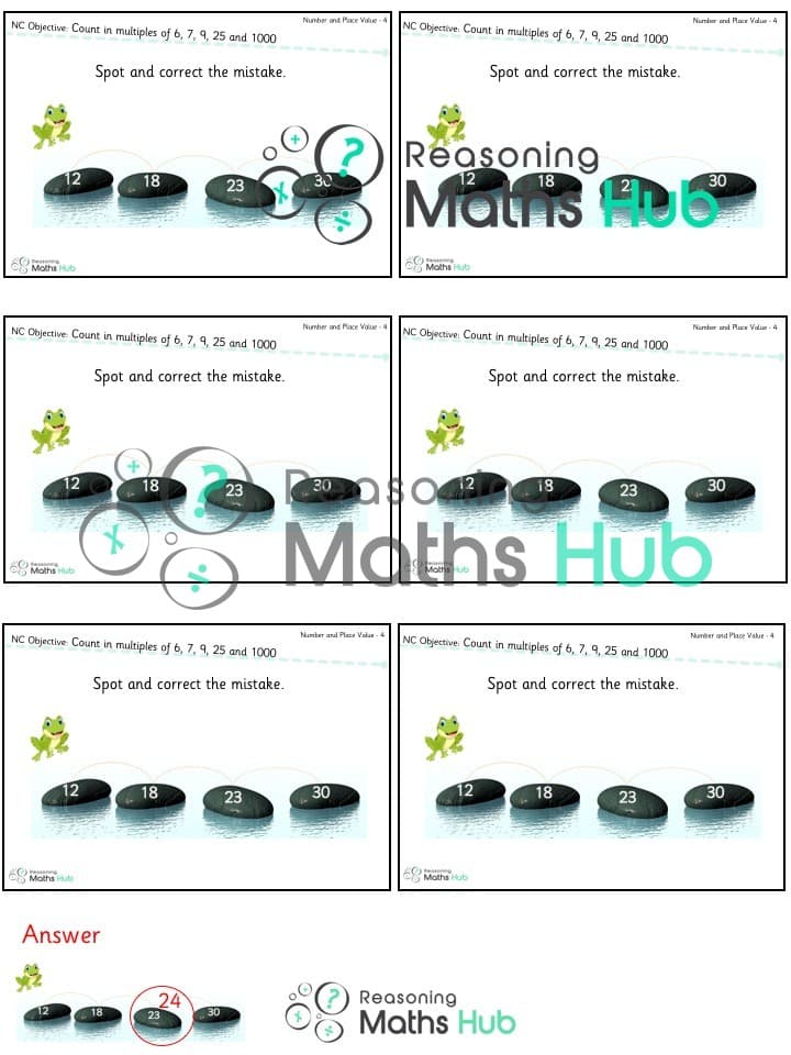 Cover of Count in multiples of 6, 7, 9, 25 and 1000