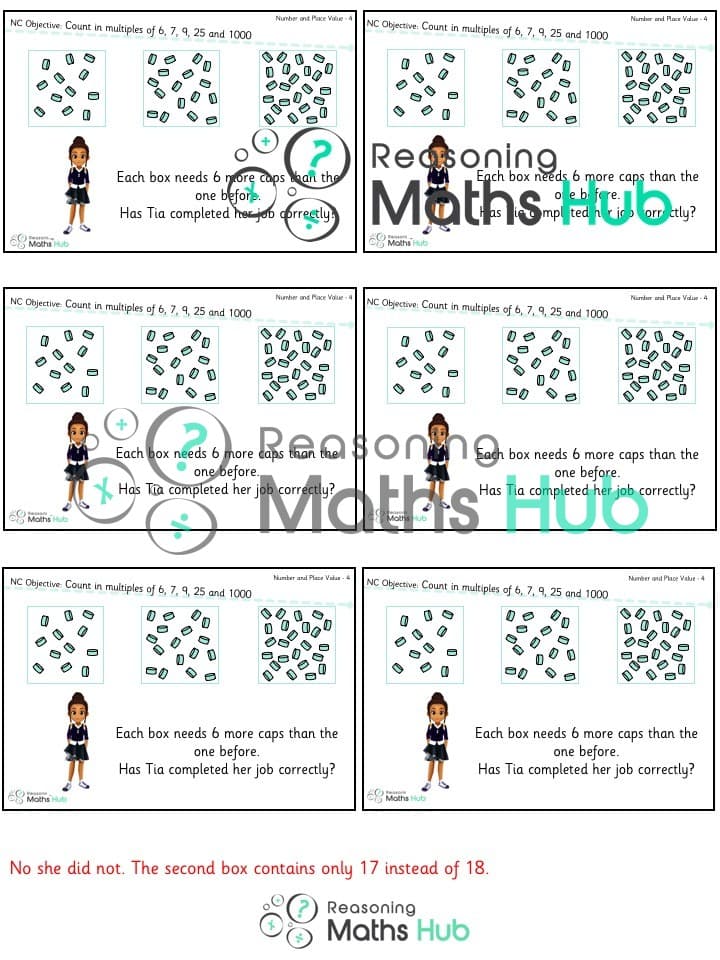 Cover of Count in multiples of 6, 7, 9, 25 and 1000