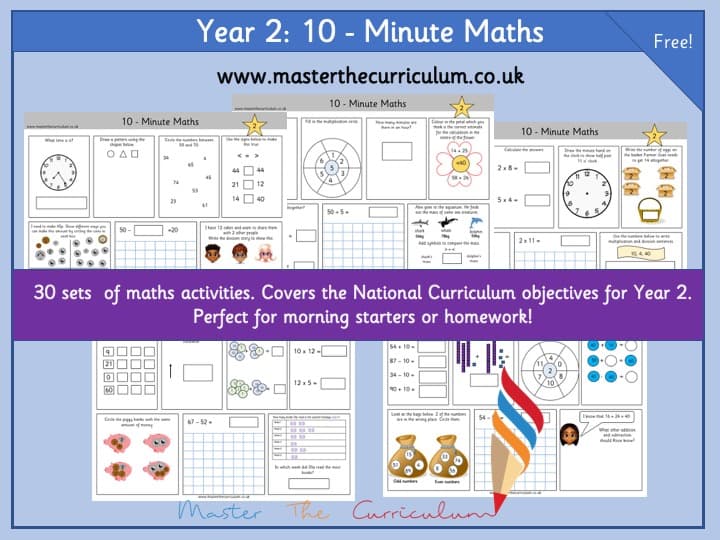 Cover of Year 2 – Ten- Minute Maths