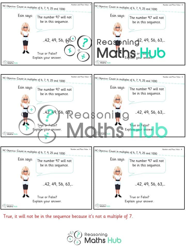 Cover of Count in multiples of 6, 7, 9, 25 and 1000
