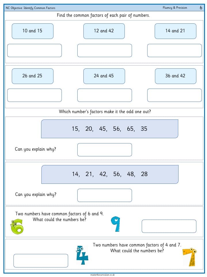 Cover of Identify common factors