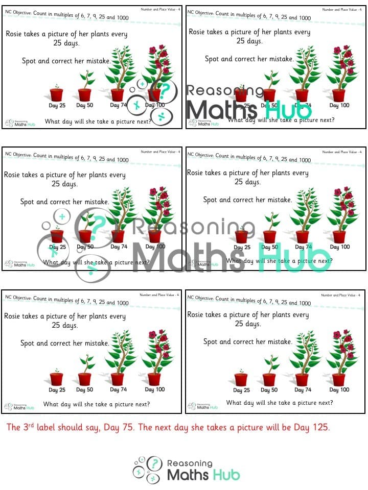 Cover of Count in multiples of 6, 7, 9, 25 and 1000