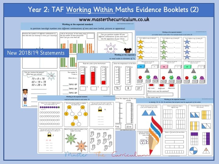 Cover of TAF Working Within Maths Evidence Booklet (2)