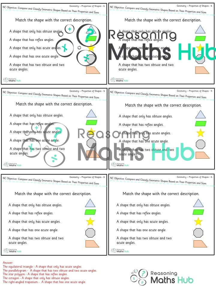 Cover of Compare and classify geometric shapes based on their properties and sizes