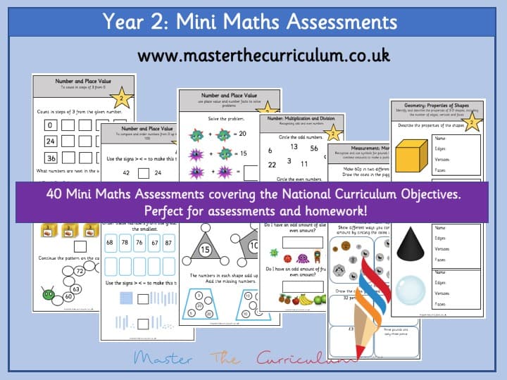 Cover of Year 2 – Mini Maths Assessments