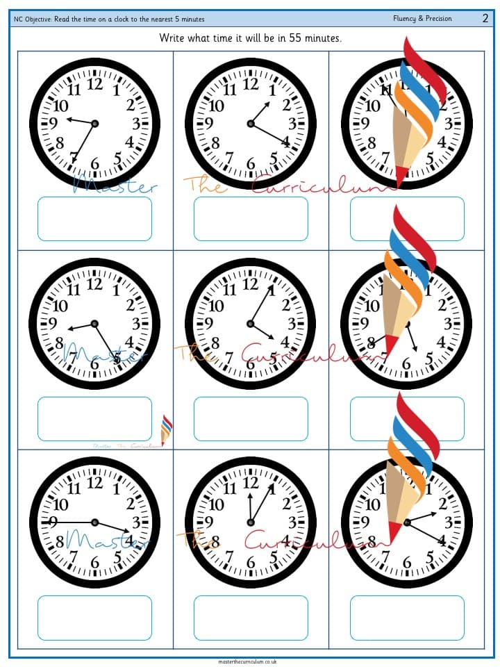 Cover of Read the time on a clock to the nearest 5 minutes