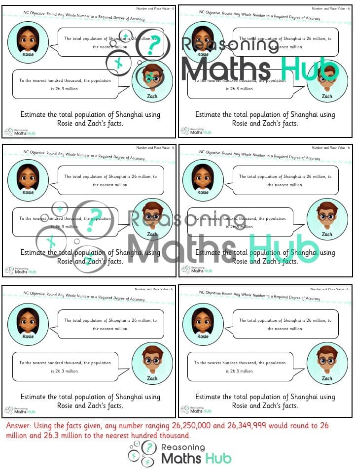 Cover of Round any whole number to a required degree of accuracy