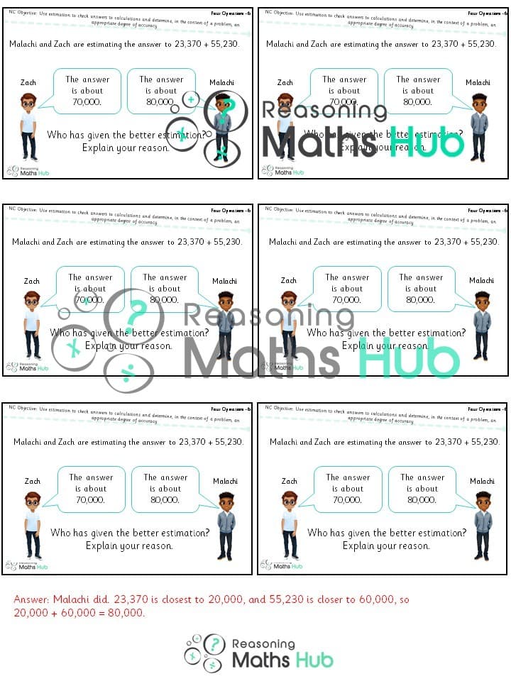 Cover of Use estimation (1) to check answers to calculations