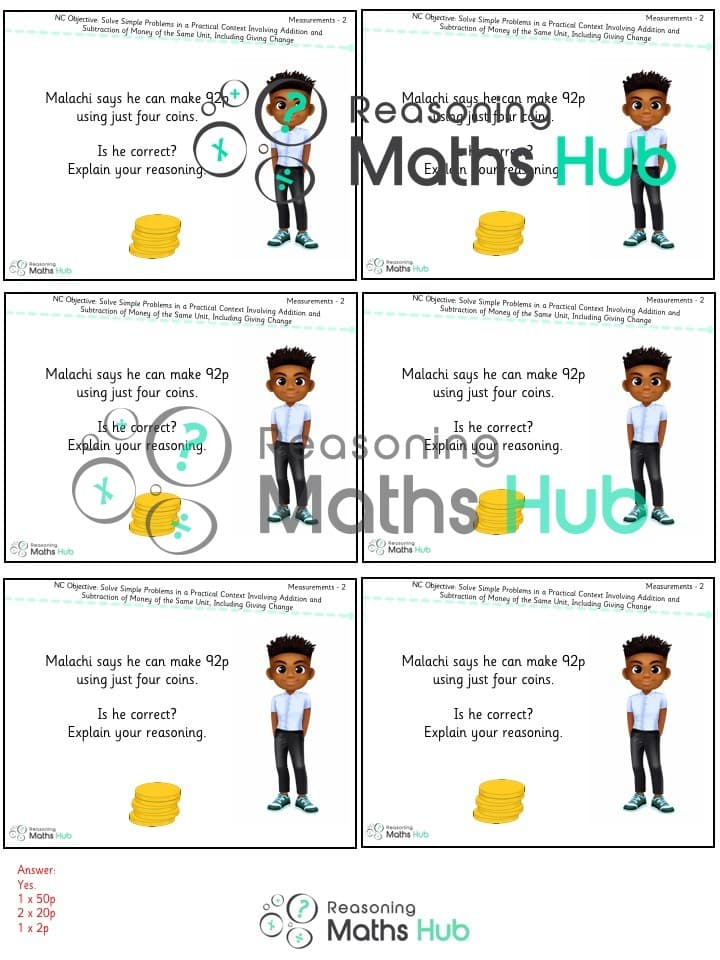 Cover of Solve simple problems involving addition and subtraction of money