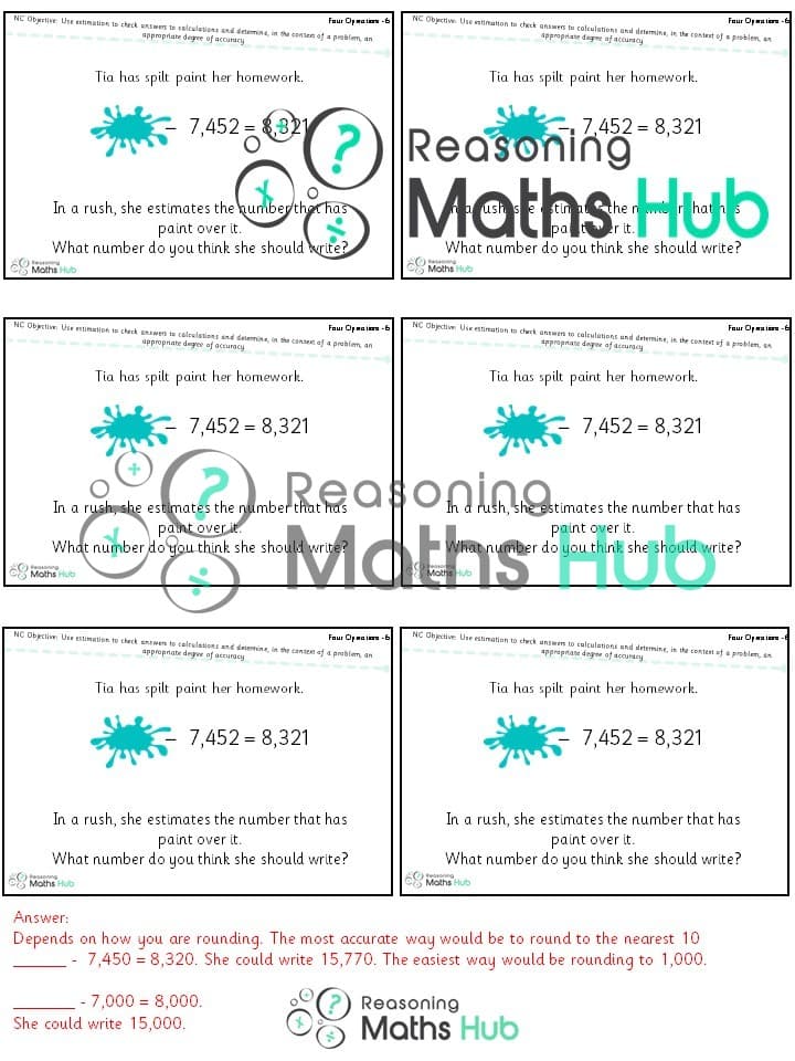 Cover of Use estimation (2) to check answers to calculations