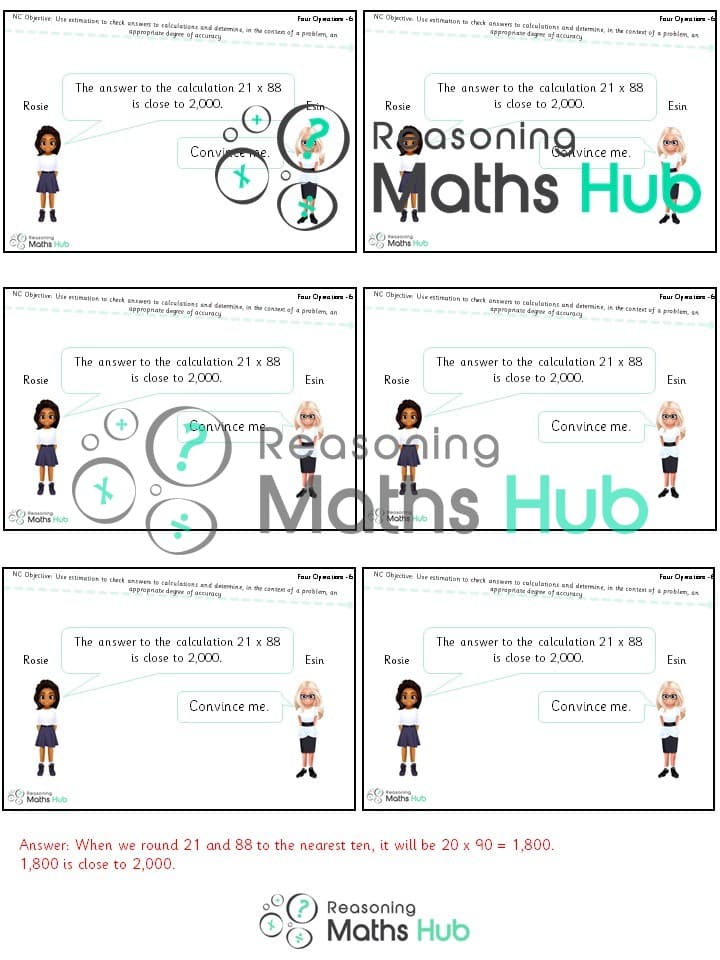 Cover of Use estimation (3) to check answers to calculations