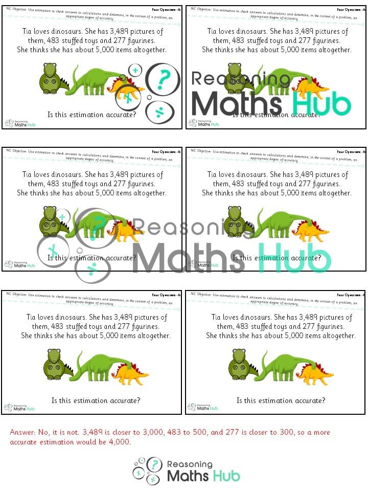 Cover of Use estimation (5) to check answers to calculations