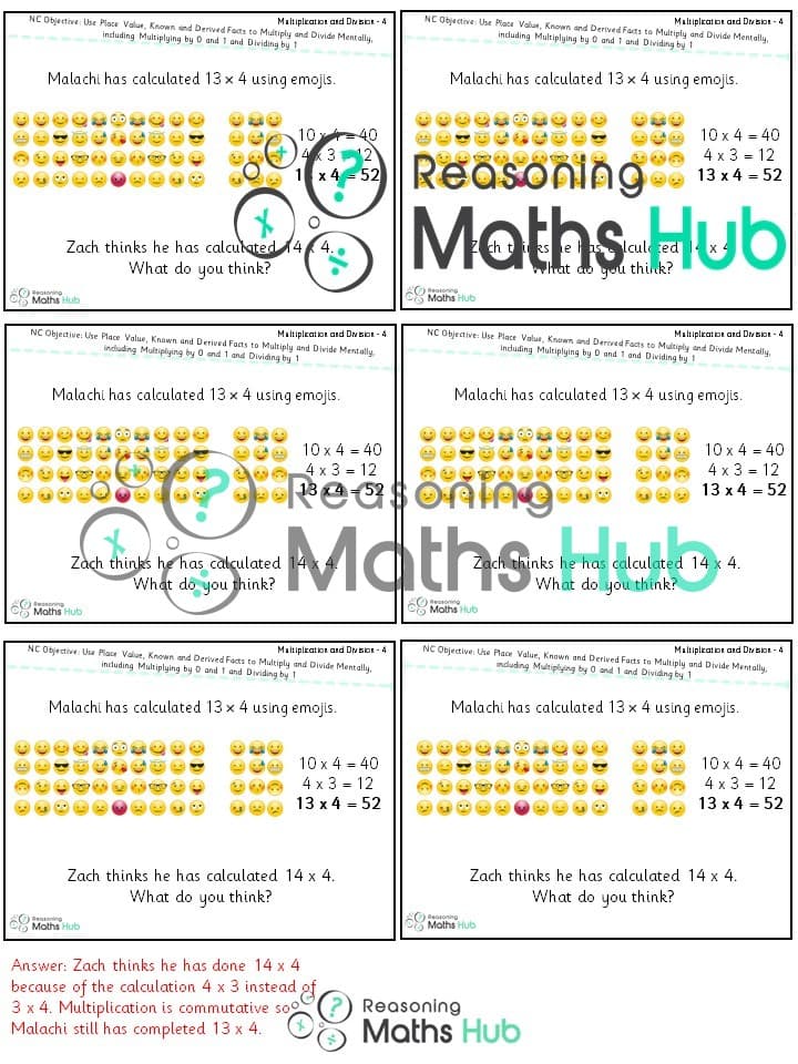 Cover of use (4) place value, known and derived facts to multiply and divide