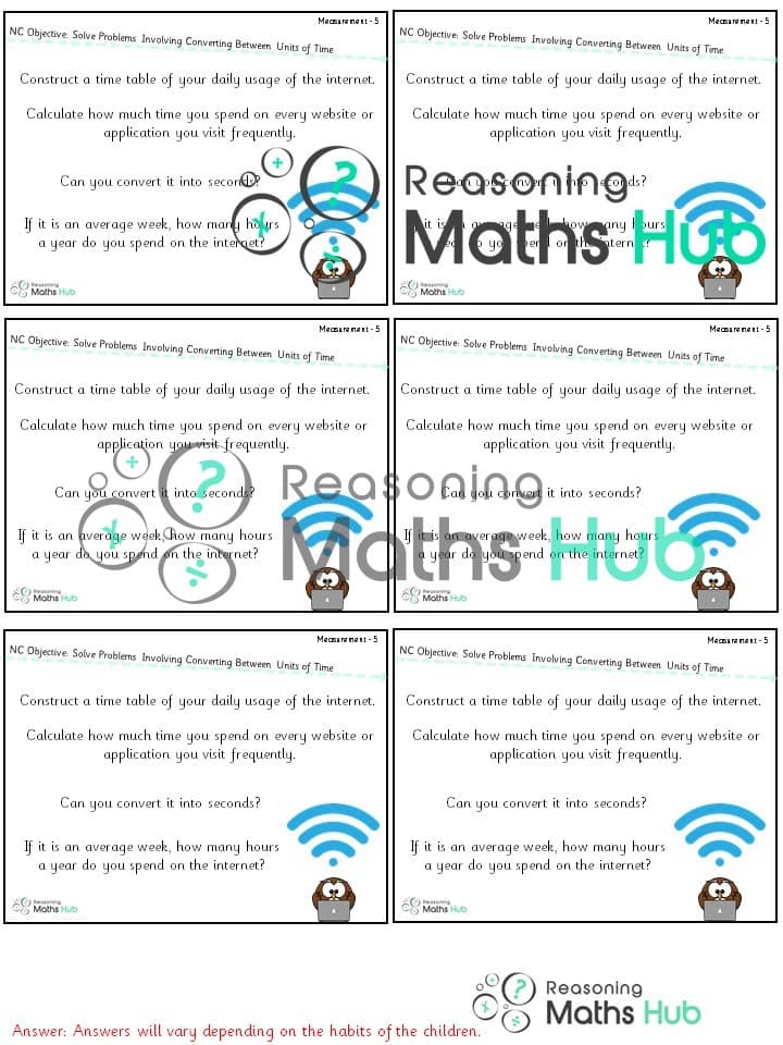Cover of Solve problems involving converting between units of time