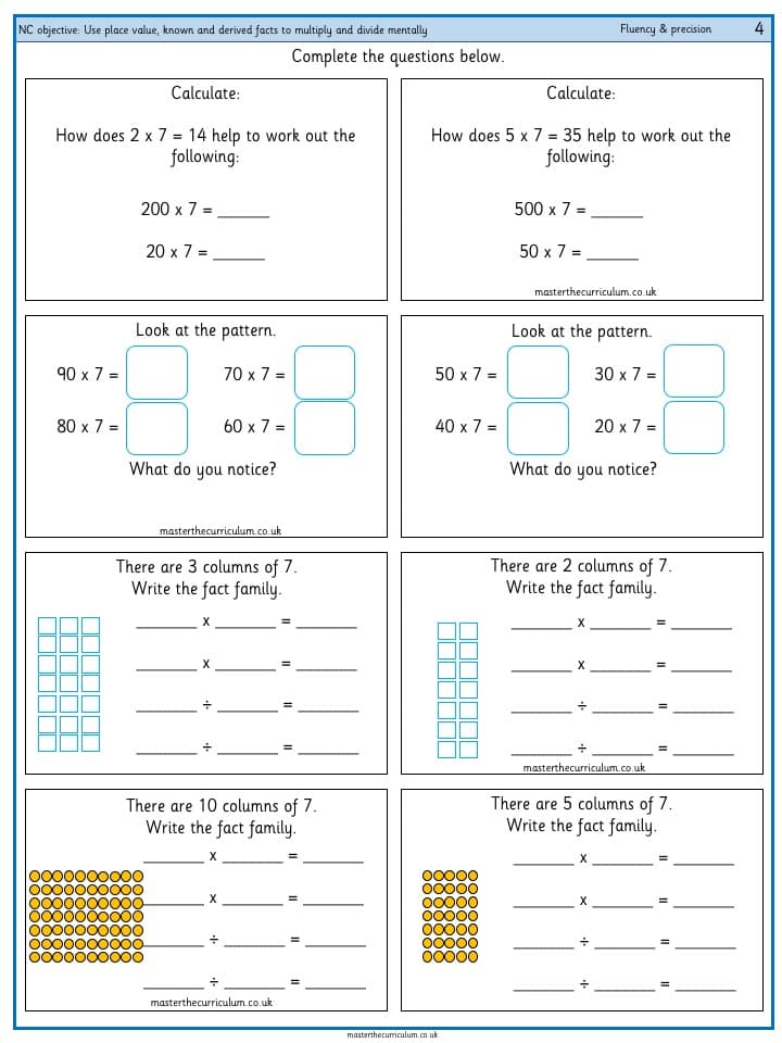 Cover of Use place value, known and derived facts to multiply and divide mentally – 2