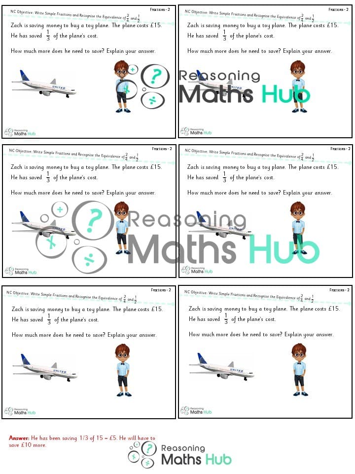 Cover of Write Simple Fractions and Recognise the Equivalence of 2/4 and 1/2