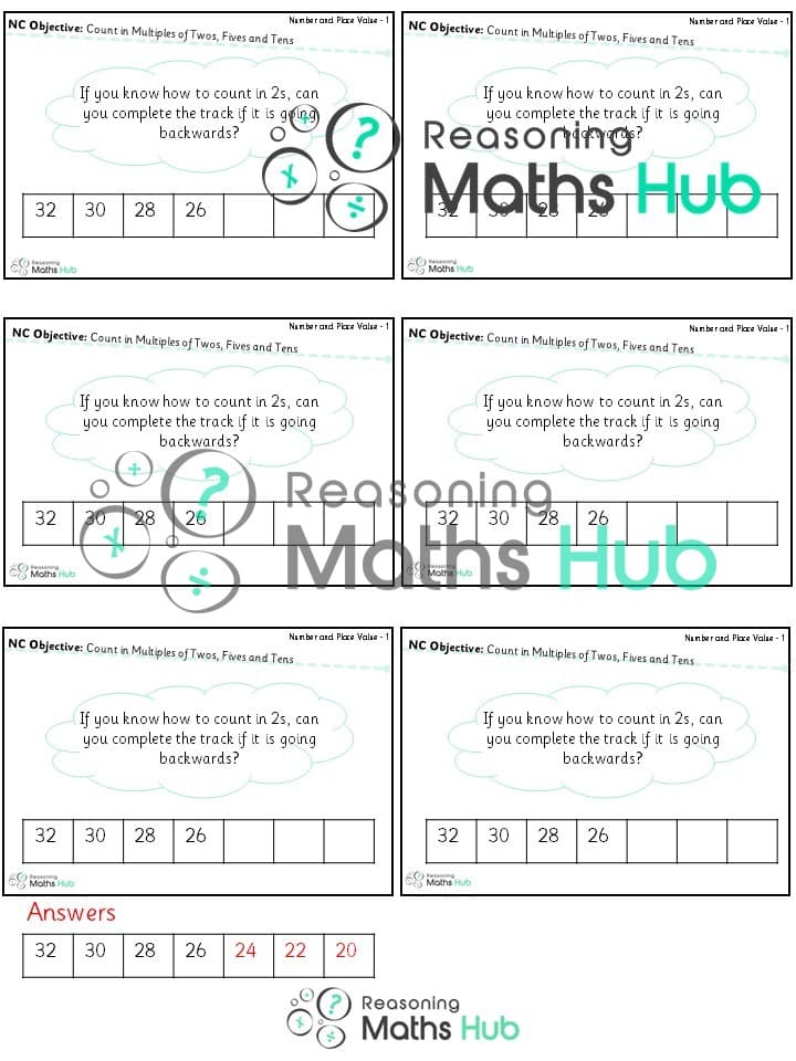 Cover of Place Value Count in Multiples of Twos, Fives and Tens