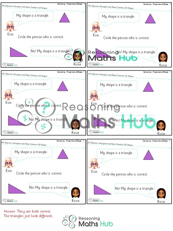 Cover of Recognise and Name Common 2D Shapes