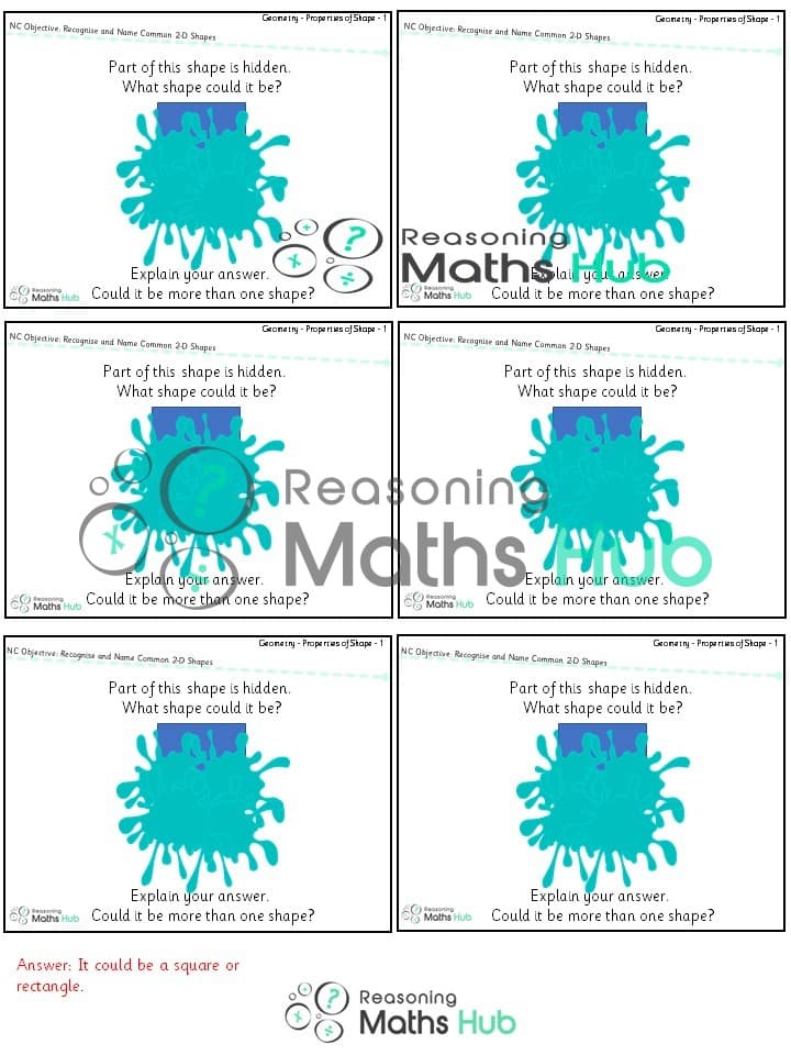 Cover of Recognise and Name Common 2D Shapes
