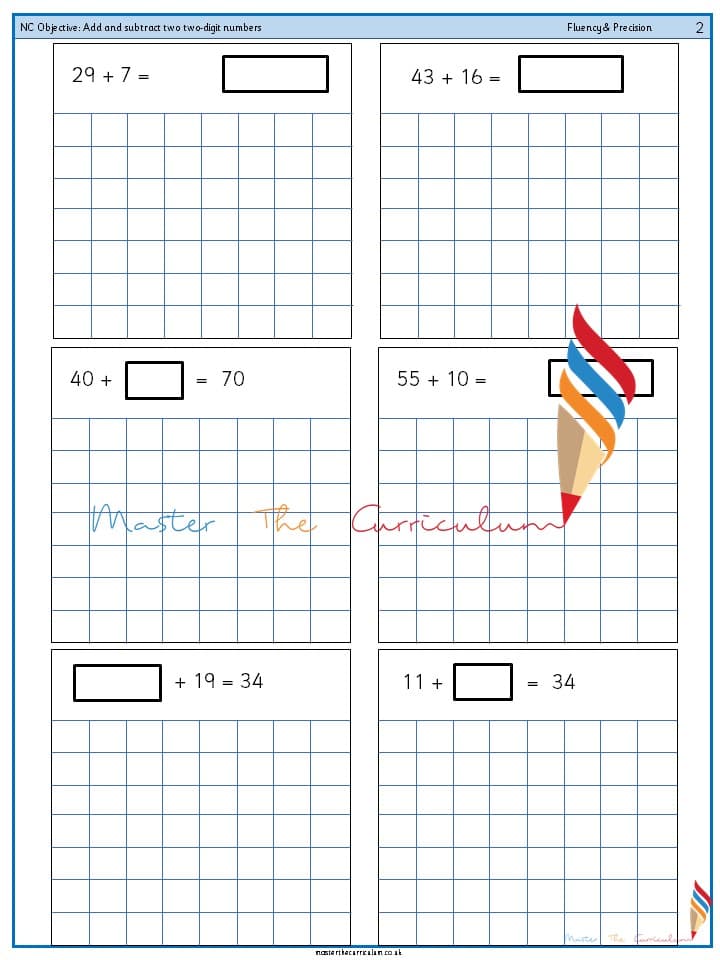 Cover of Year 2 – Add and subtract two two-digit numbers