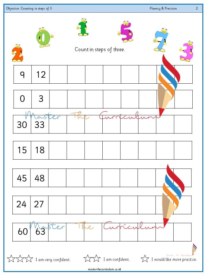 Cover of Year 2 – Counting in steps of 3 (5)