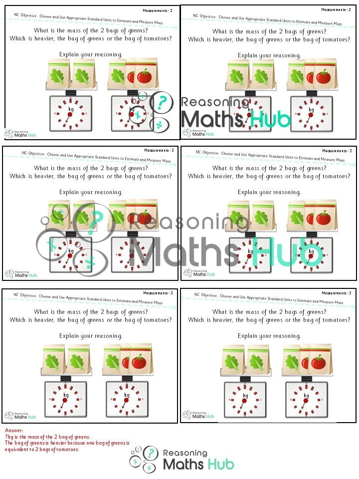 Cover of Choose and use appropriate standard units to estimate and measure mass