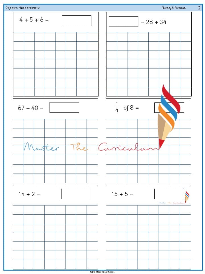 Cover of Year 2 – Mixed arithmetic