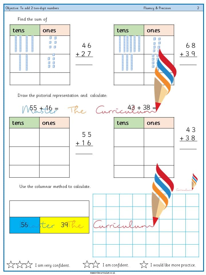 Cover of Year 2 – To add 2 two-digit numbers (7)