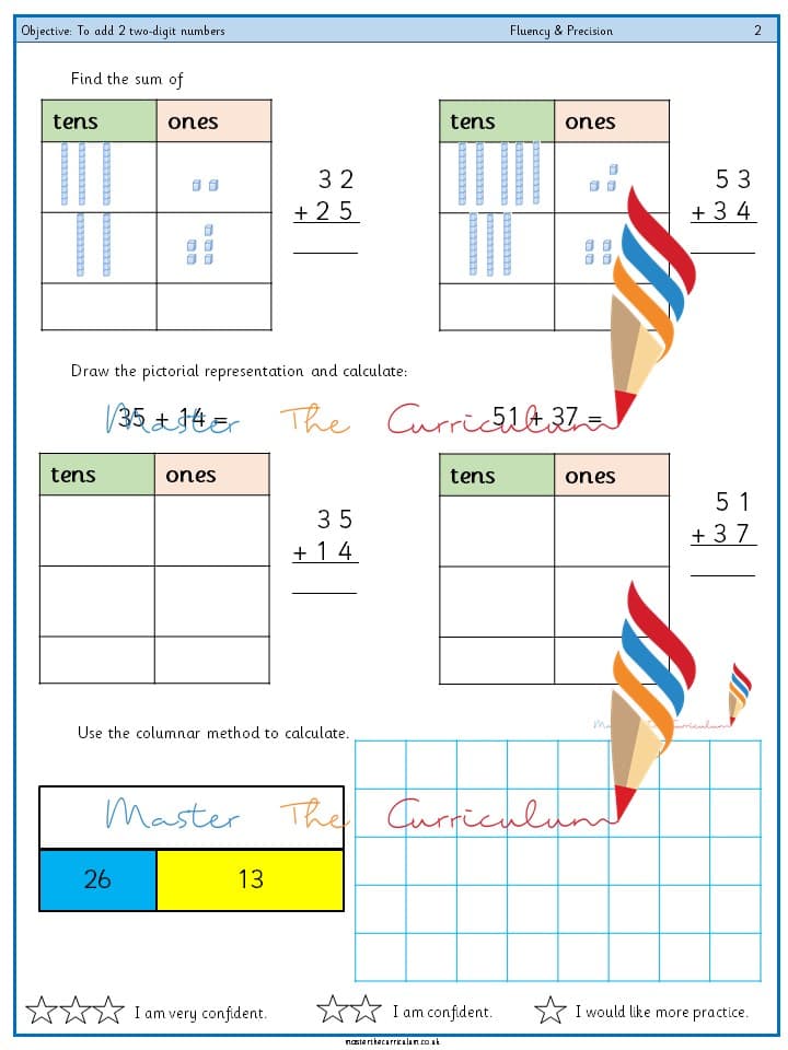 Cover of Year 2 – To add 2 two-digit numbers (9)
