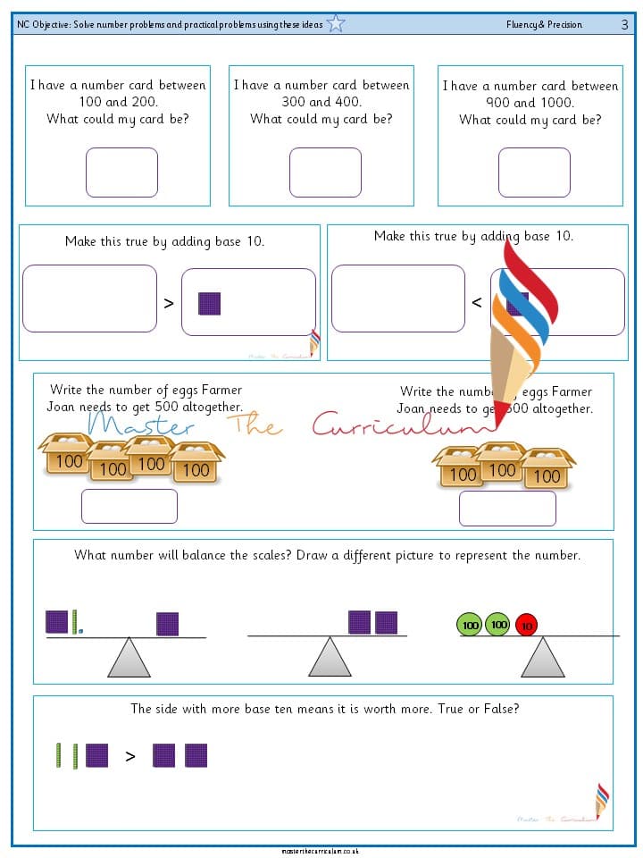Cover of Year 3 – Solve number problems and practical problems using these ideas