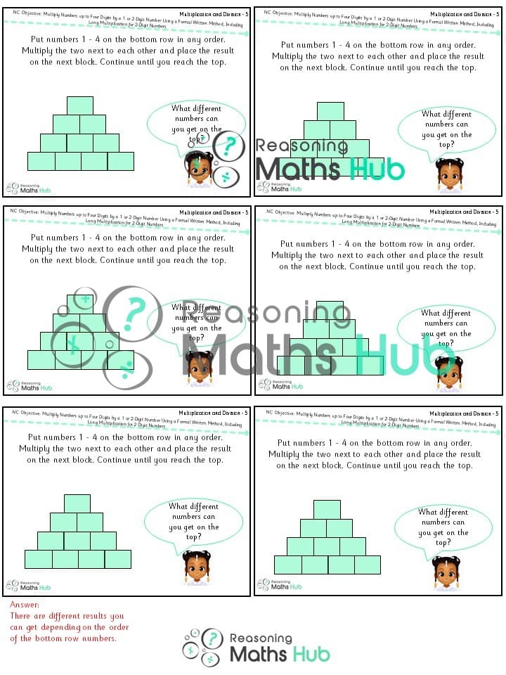 Cover of Multiply Numbers up to Four Digits by a 1 or 2-Digit Number