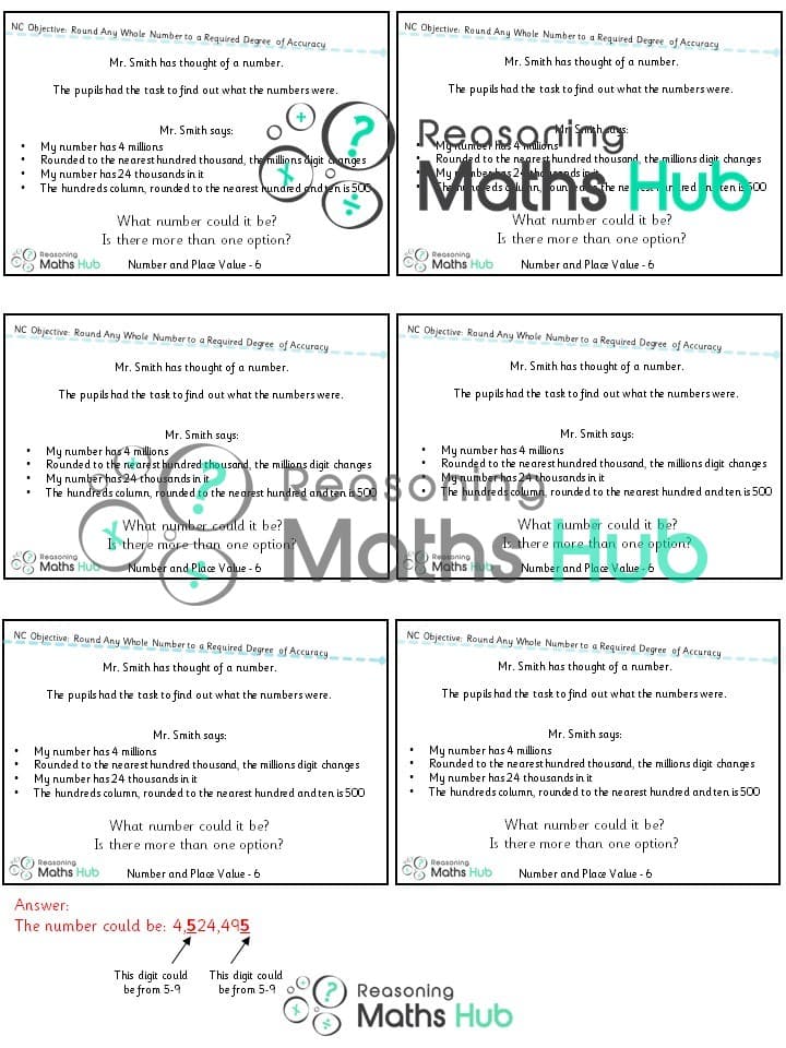 Cover of Round Any Whole Number to a Required Degree of Accuracy